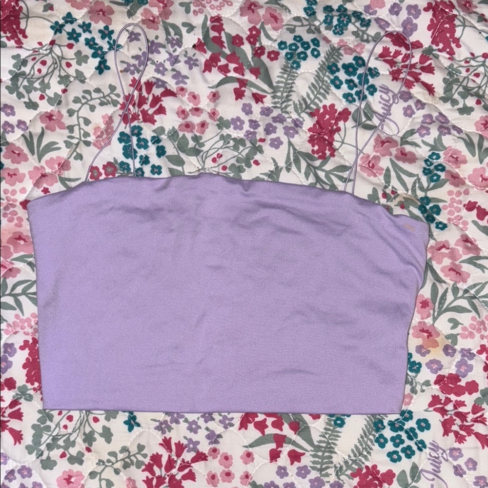Amazon Women's Lavender Crop Top